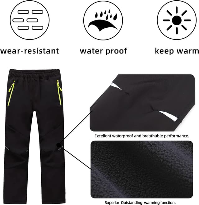 Thumbnail 2 de MEILONGER Kinder Schneehose Wasserdicht Softshell