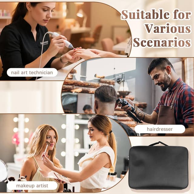 Detalle 2 de Extra Large Travel Makeup Bag 37.5cm