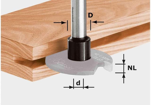 Thumbnail 1 de Festool Husillo de fresa S8 1,5-5 D14