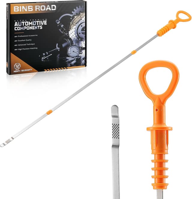 Detalle de BINB ROAD engine oil fluid dipstick (OEM 06B-115-611R) for select Audi A4 Quattro & VW models
