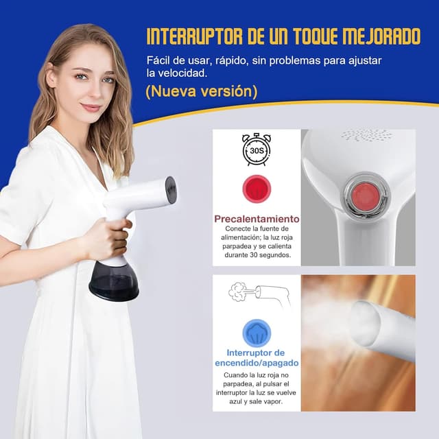 Thumbnail 2 de Rolipo Plancha Vertical Vapor 1640W