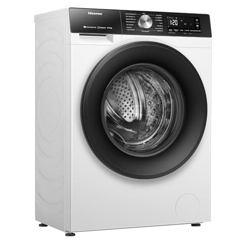 Detalle 2 de Hisense WF3S1043BW3: lavadora con vapor, WiFi y función Auto Wash de 10,5 kg