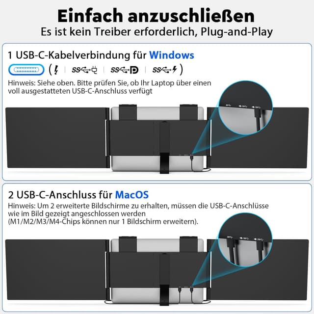 Thumbnail 2 de MAGICRAVEN Laptop Bildschirm Erweiterung 14\" FHD