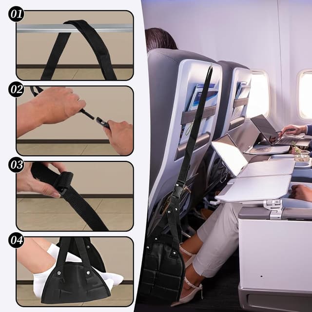 Thumbnail 3 de Xynovate Reposapiés para avión espuma viscoelástica