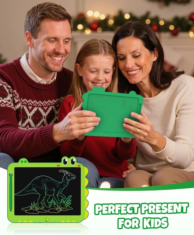 Thumbnail 6 de ORSEN 12-Zoll LCD-Schreibtafel für Kinder (Dinosaurier, grün) ab 3 Jahren – Zeichenbrett zum Wiederverwenden