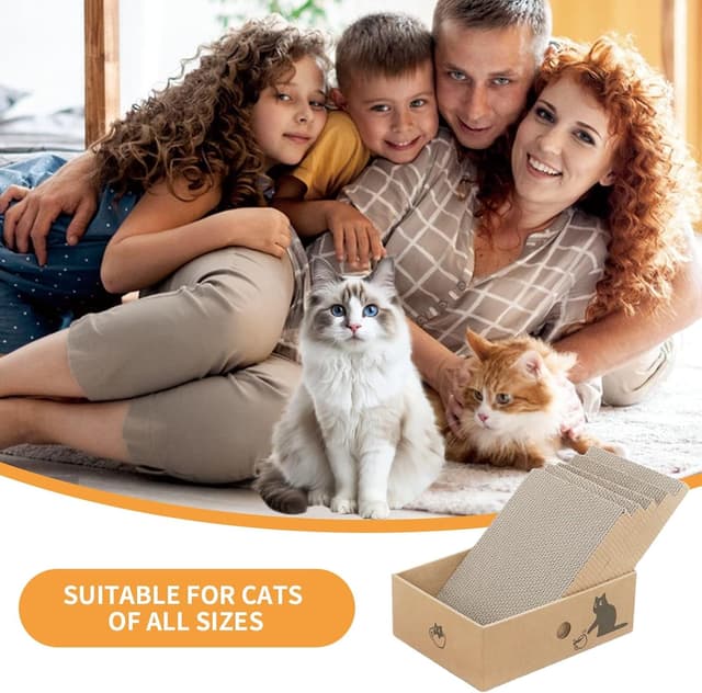 Thumbnail 6 de Cat Scratching Board 5Pack 325x235x110 mm 🐱