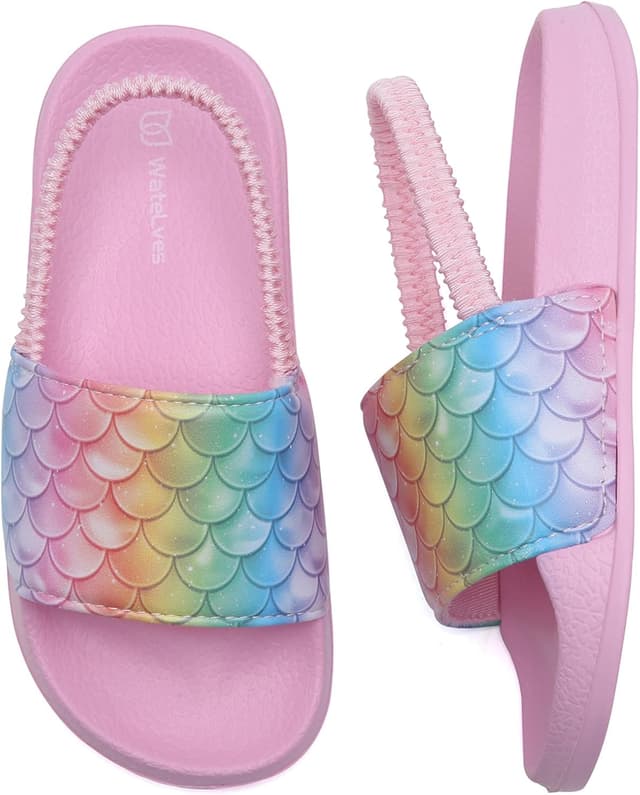 Detalle de WateLves Toddler Slip-On Slides Sandals for Swim, Beach & Water Play
