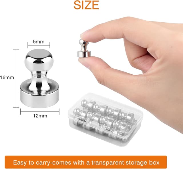 Thumbnail 3 de AiQInu 24 Magneti Neodimio 12x16 mm potente