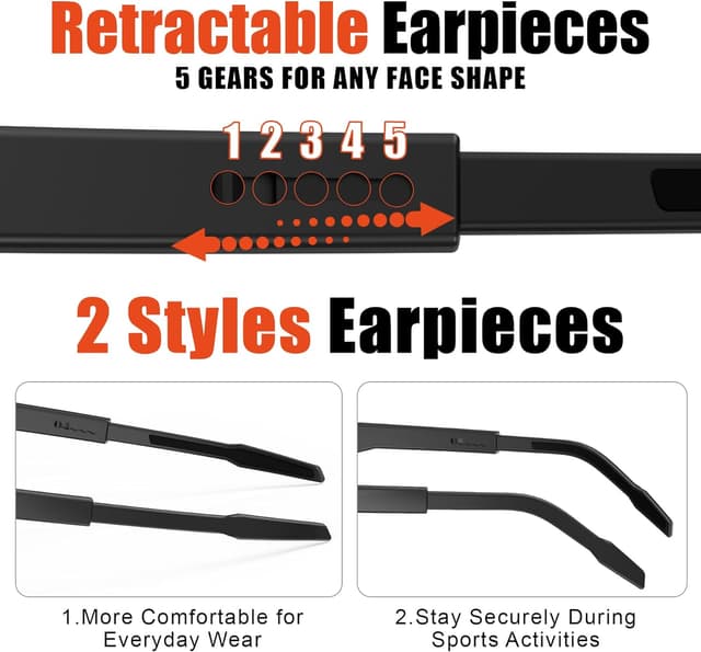 Detalle 2 de X-TIGER Occhiali ciclismo polarizzati 19,2 g