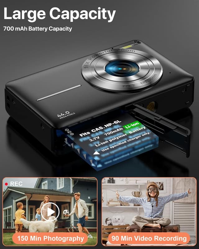 Thumbnail 6 de Appareil Photo 44 MP Compact 16x