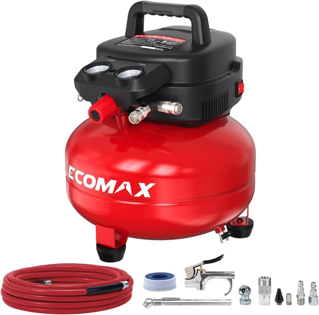Imagen de ECOMAX Air Compressor 6 Gal 175 PSI 🛠 en OfertitasTOP