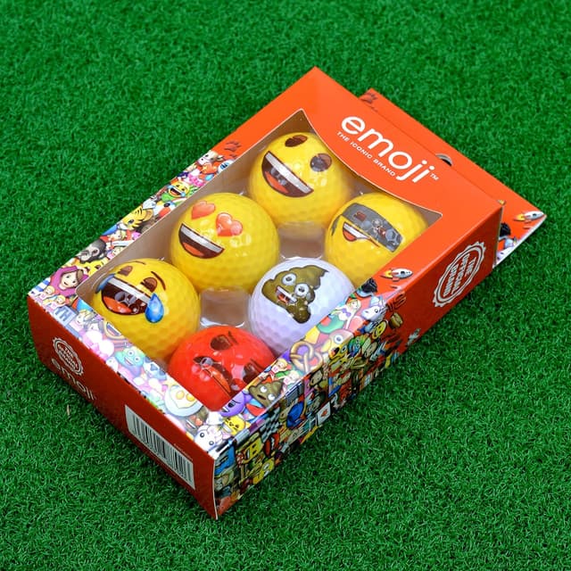 Thumbnail 2 de emoji Official Novelty Fun Golf Balls 6-pack ⛳