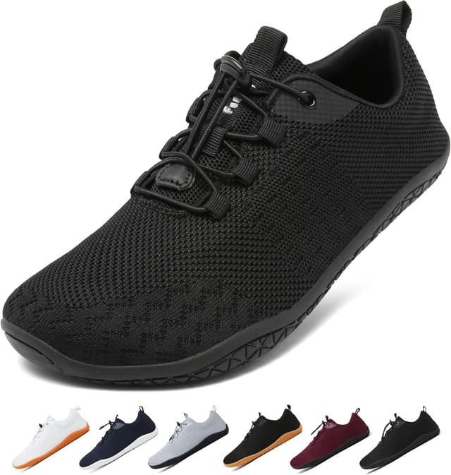 Detalle de Geweo Barfußschuhe für Herren und Damen – atmungsaktiv, leicht, Zero-Drop und breite Zehenbox (EU 37–47)
