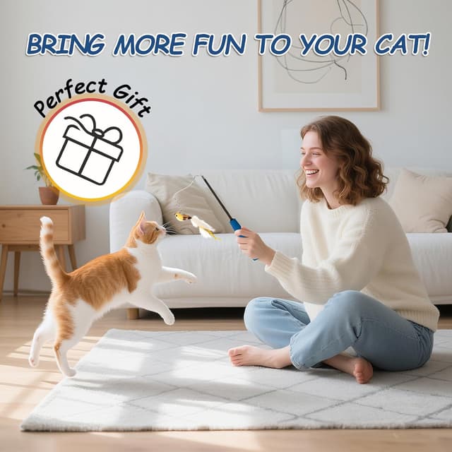 Thumbnail 6 de VINATO Canna da Pesca per Gatti 64 cm 🎣