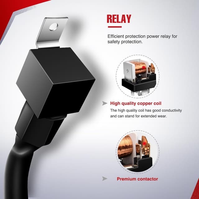 Detalle de Nilight 10013W NI-WA07 LED Light Bar Wiring Harness Kit with 5-Pin Rocker Switch (12V)