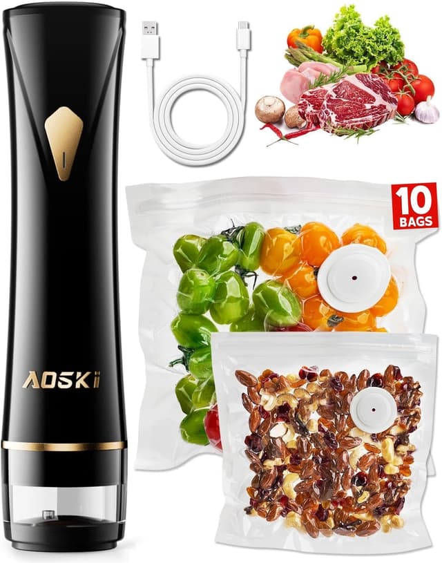 Detalle 2 de Compact Vacuum Sealer Handheld Vacuum Sealer for Food