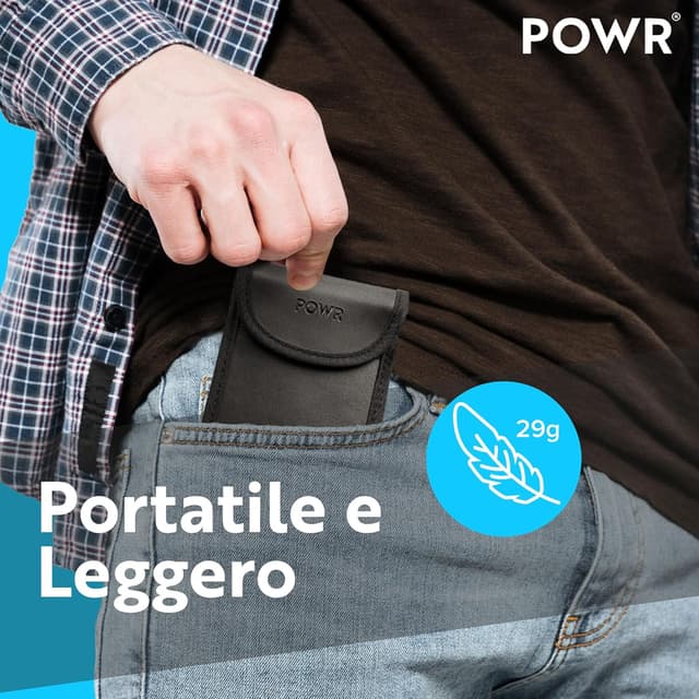 Thumbnail 6 de POWR 2 Sacchetti Schermati per Chiavi Auto con blocco RFID/NFC e stile Faraday Classic Black