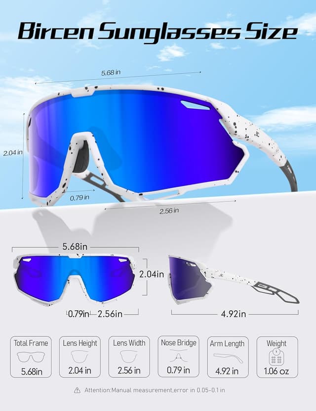 Detalle 1 de Bircenpro cycling sunglasses with UV400