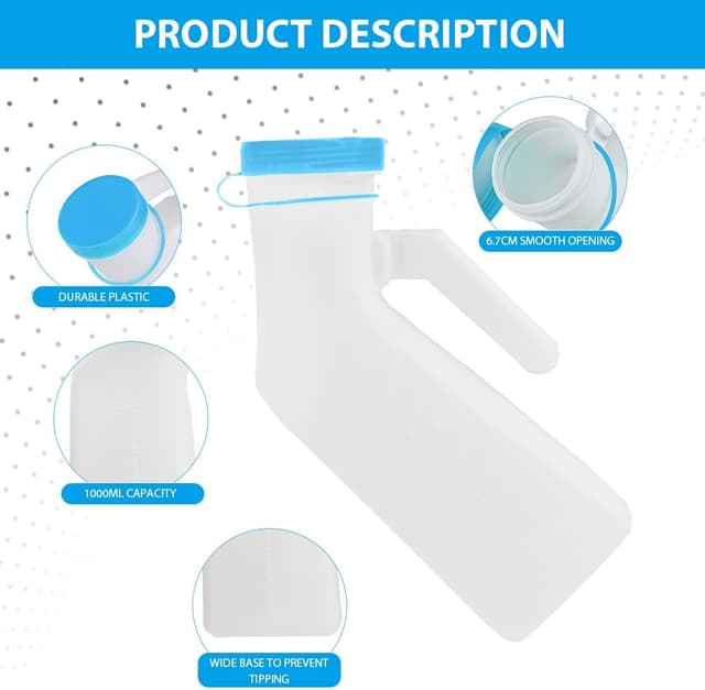 Thumbnail 4 de ACWOO Urinatoio da Uomo 1000 ML 🚽