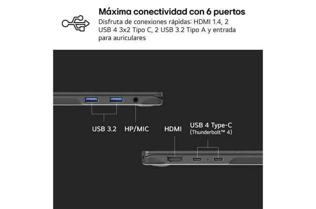Thumbnail 5 de LG gram 16Z90RU 16" WQXGA, i5, 16 GB