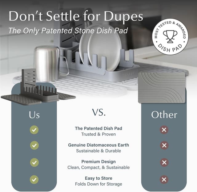 Thumbnail 5 de Dorai Home Collapsible Dish Drying Rack 19.9"