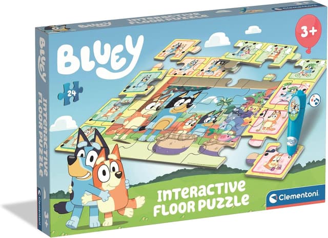 Detalle de Clementoni Bluey Quiz-Bodenpuzzle 24 Teile