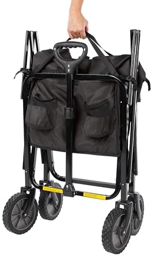 Thumbnail 2 de Amazon Basics Carreta plegable para jardín y exterior 🚜