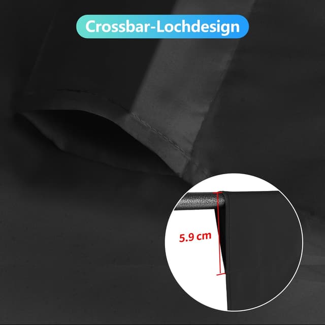 Detalle de JEBUTU Fotohintergrund Schwarz 1,8x2,8 m (6x9ft) – waschbarer Polyester-Backdrop für Foto, Video & Zoom