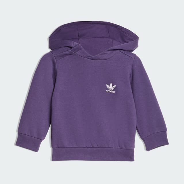 Thumbnail 1 de Adidas Conjunto sudadera y pantalón cargo bebé Violeta