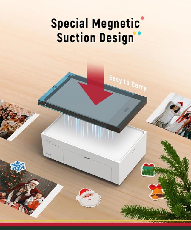 Thumbnail 5 de Liene White M200 4x6 Wireless Photo Printer