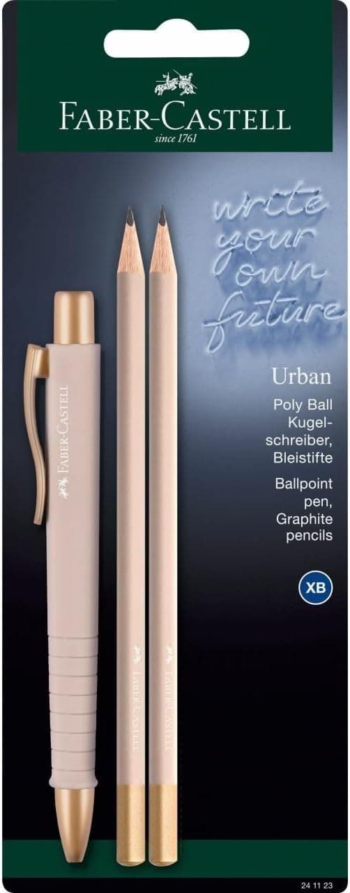 Detalle de Faber-Castell 241123 – Set de escritura con bolígrafo y lápices ✒
