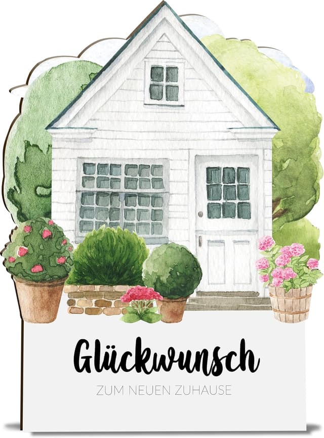 Imagen de Holzkarte Einzug Geschenkkarte 3D en OfertitasTOP