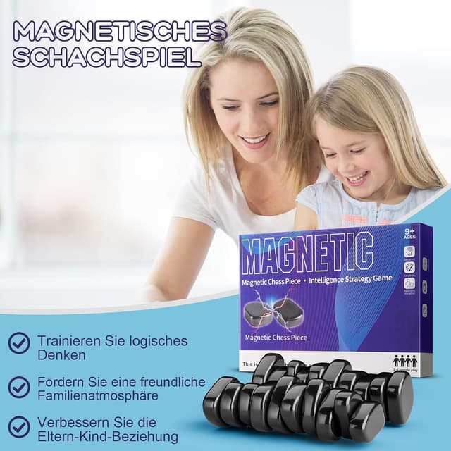 Detalle 1 de Gezimetie Magnetisches Schachspiel 20 Stück