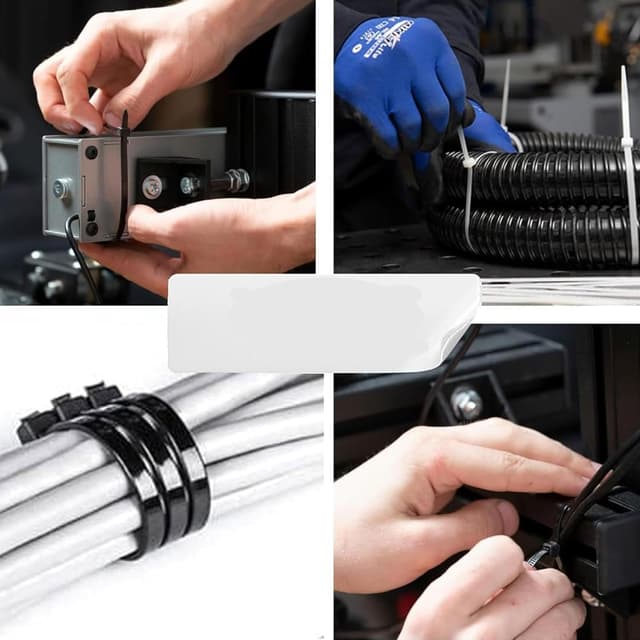 Detalle 2 de huzur elektrik Kabelbinder 100 Stück 250 mm