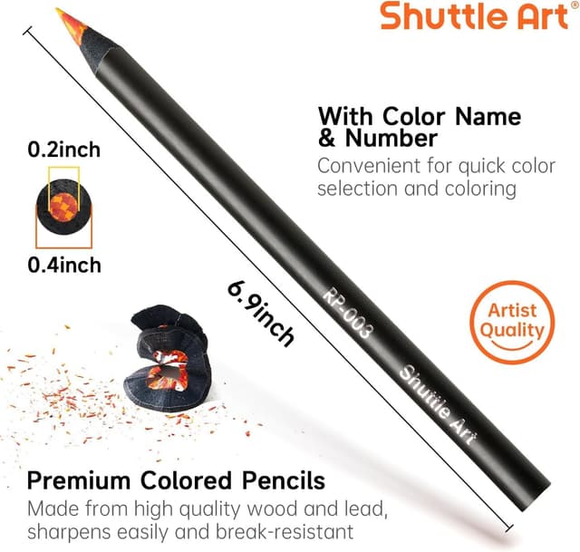 Detalle 2 de Shuttle Art Regenbogenstifte 24er Set 🎨