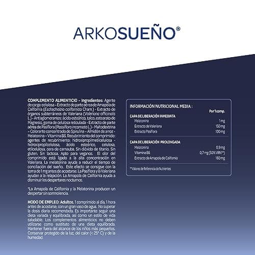 Thumbnail 1 de Arkopharma Arkosueño Forte 1,9 mg melatonina — 8h de sueño 😴