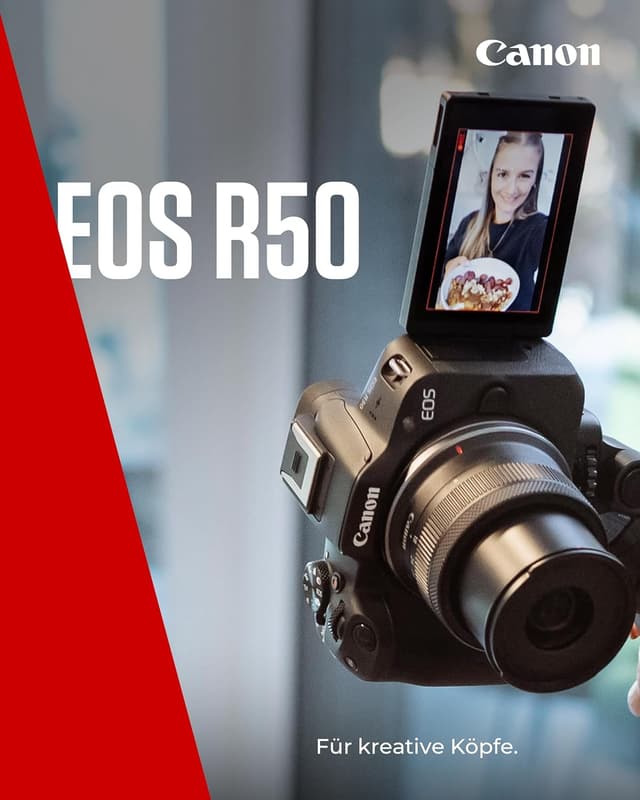 Thumbnail 2 de Canon EOS R50 Systemkamera RF-S 18-45mm
