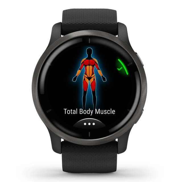 Detalle de Garmin Venu 2 smartwatch con GPS y pantalla AMOLED (reacondicionado a estrenar)