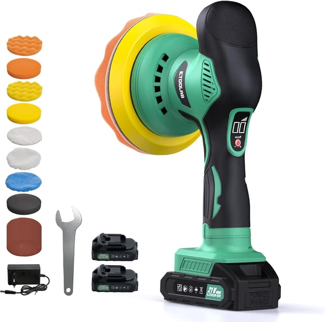 Imagen de ETOOLAB Car Polisher 21V, 8‑speed kit en OfertitasTOP