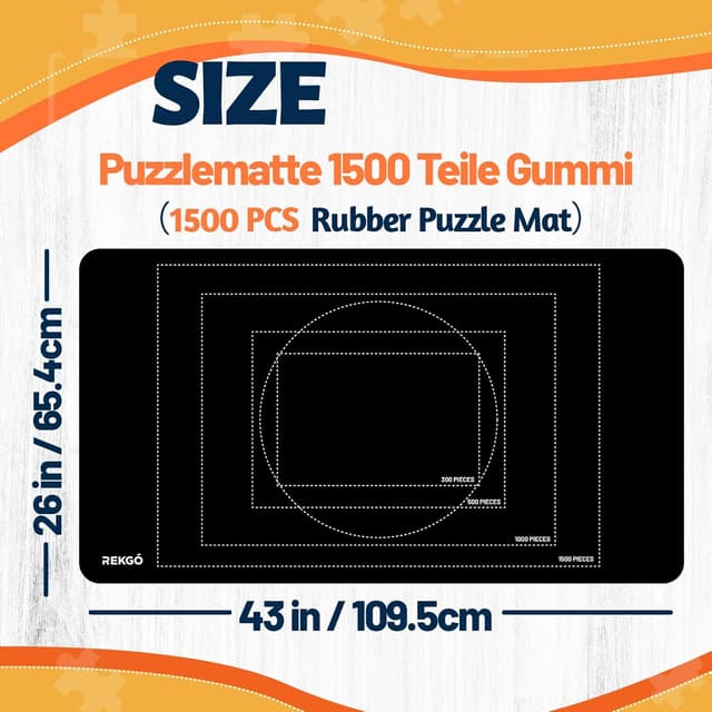 Detalle de Puzzlematte Puzzlematte Roll 1500 Teile