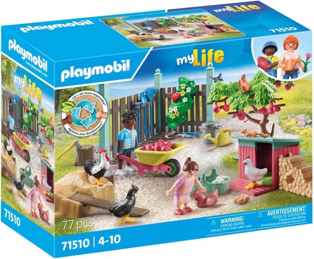 Thumbnail 1 de PLAYMOBIL myLife 71510 Kleine Hühnerfarm Spielset 🐥