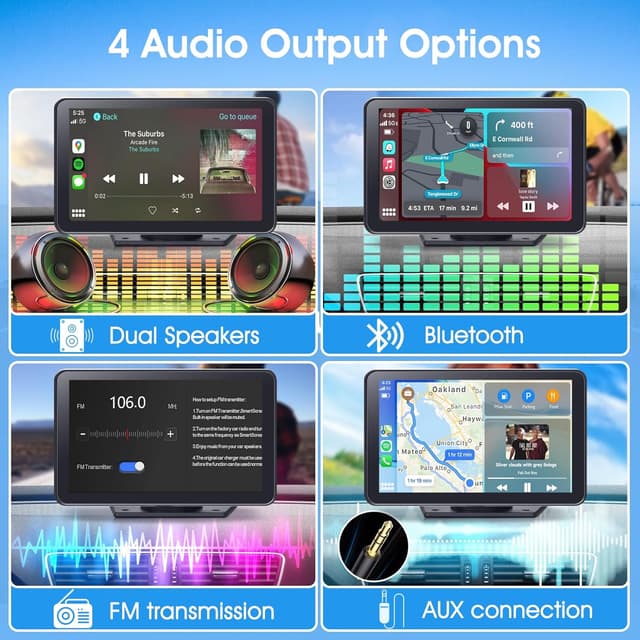 Thumbnail 5 de Carplay Screen 7" Wireless CarPlay for Cars