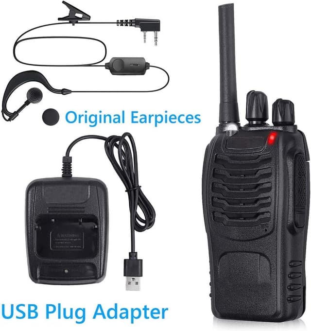 Detalle de Nestling 10pc Two-Way Radio Walkie Talkies (16CH, long-range up to 3 miles, LED light, voice prompt)