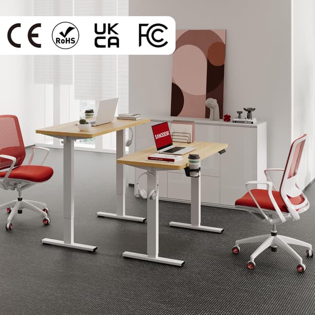 Thumbnail 3 de SANODESK QS Escritorio Elevable 110x54 Arce