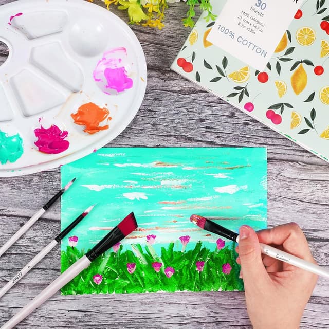 Detalle 2 de WSICSE Watercolour Paper Pad 300GSM A5