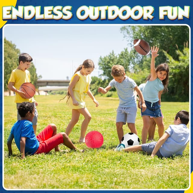 Detalle 2 de 8.5” Sports Balls Pack of 4