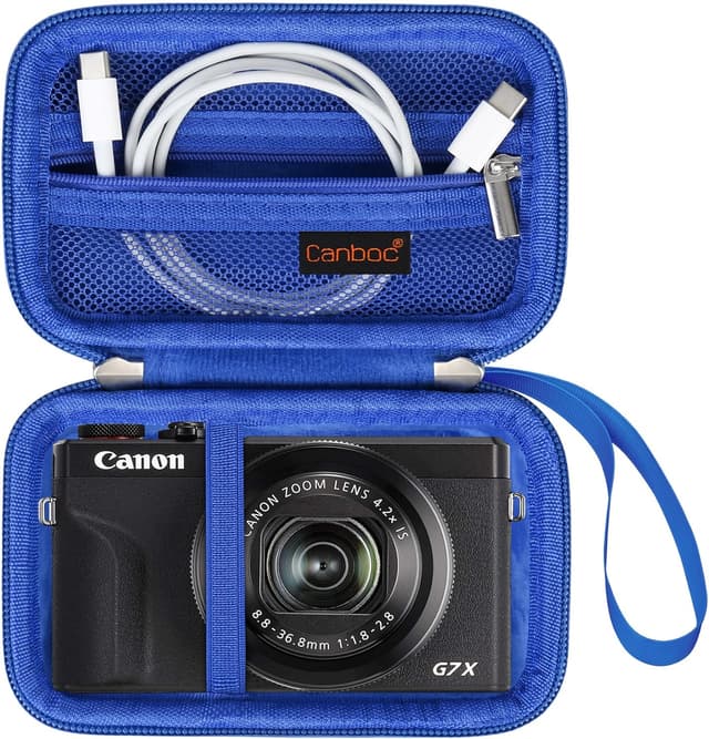 Detalle de Canboc Camera Case for Canon PowerShot G7 X Mark II 4K