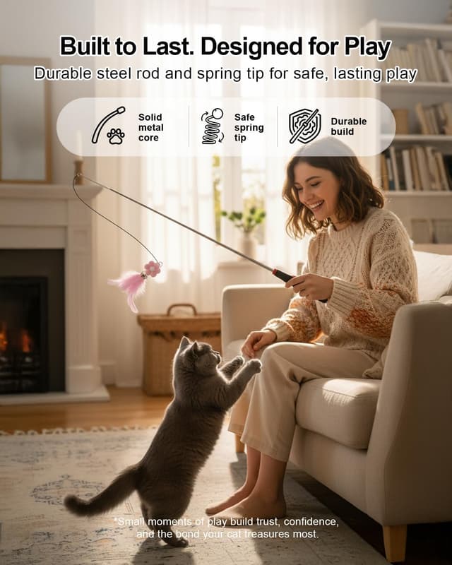 Detalle 2 de KDULPG 15PCS Interactive Cat Toys set