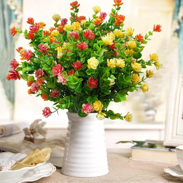 Thumbnail 3 de Fleurs artificielles 40 cm 6 pièces