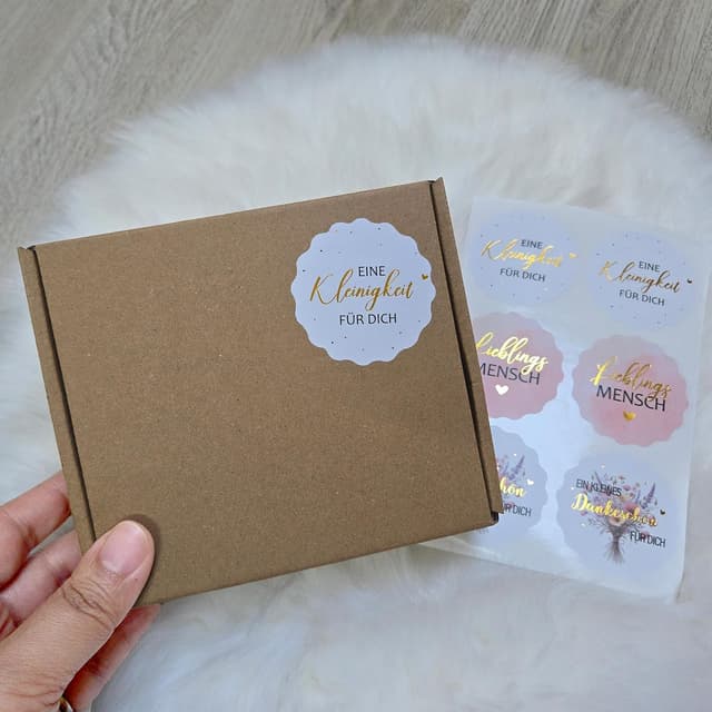 Thumbnail 2 de WangsLICHT Veredelte Geschenkaufkleber 5 cm